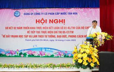 Hội nghị Sơ kết 02 năm triển khai thực hiện kết luận số 01-KL/TW của Bộ Chính trị  về tiếp tục thực hiện chỉ thị 05-CT/TW về Đẩy mạnh học tập và làm theo tư tưởng, đạo đức, phong cách Hồ Chí Minh