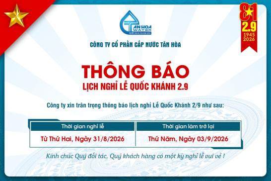Thông báo nghỉ lễ Quốc Khánh 2/9 năm 2026